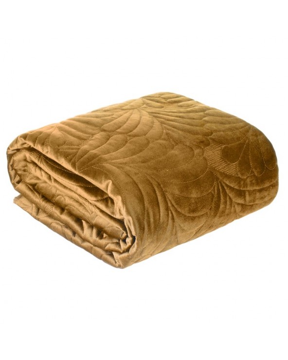 Narzuta velvet 170x210 Ria 4 miodowa