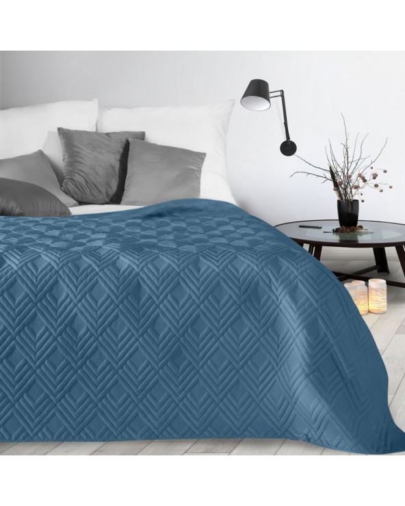 Narzuta mikrofibra 170x210 Alara 1 niebieska