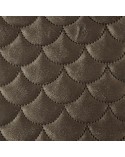 Narzuta velvet 170x210 Ariel brązowa