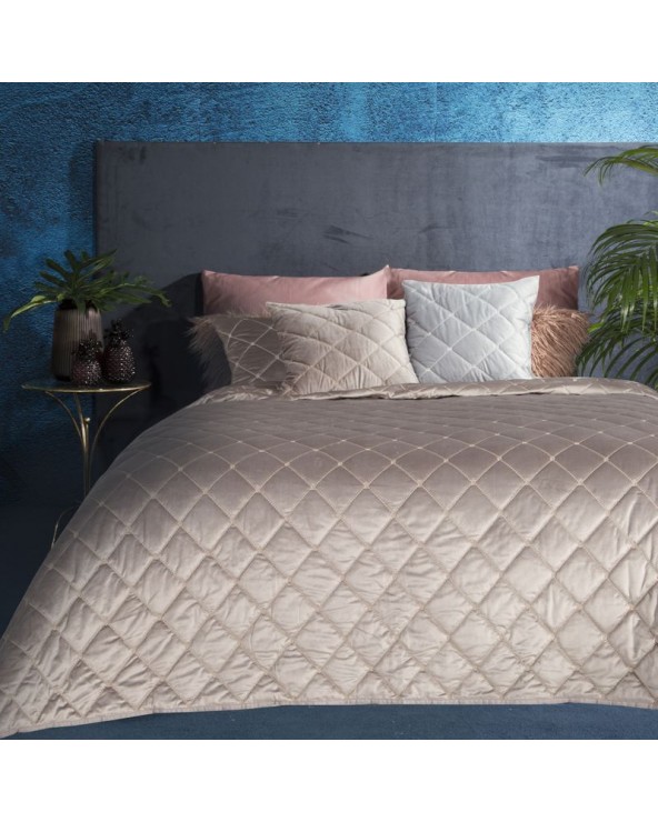 Narzuta velvet 220x240 Amareta beżowa Eurofirany Narzuta velvet 220x240 Amareta beżowa