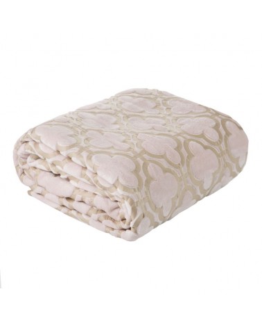 Narzuta velvet 200x220 Celebre różowa