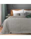 Narzuta mikrofibra 220x240 Stella stalowa