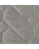 Narzuta mikrofibra 220x240 Stella stalowa