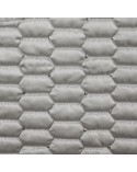 Narzuta velvet 220x240 Lori 3 srebrna