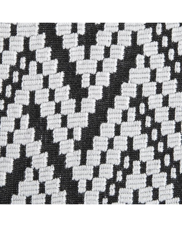 Narzuta mikrofibra 170x210 Liana biała/czarna