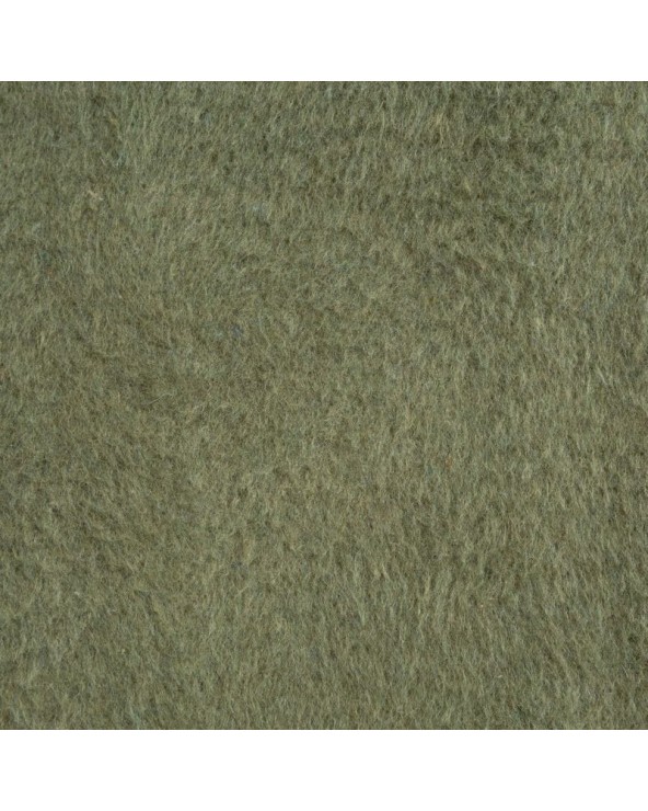 Koc bawełniany z frędzlami 220x240 oliwkowy