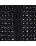 Koc pleciony 130x170 czarny