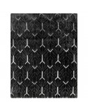 Koc pluszowy  150x200 Ginko 4 czarny