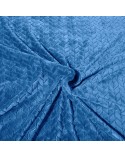Koc pluszowy 150x200 Cindy granatowy 