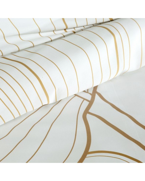 Pościel makosatyna bawełniana 200x220+2x70x80 Blanca 4
