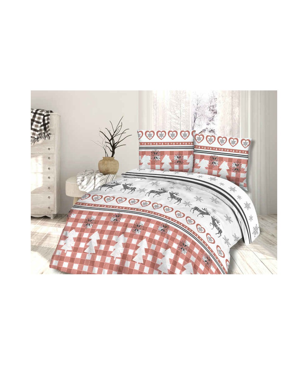 Pościel flanela bawełniana Flanellini 63-1 160x200 Darymex