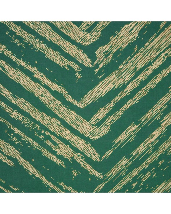 Pościel satyna bawełniana 200x220+2x70x80 Metali 16 zielona