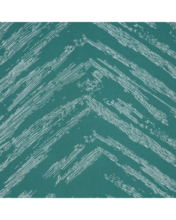 Pościel satyna bawełniana 160x200+2x70x80 Metali 6 turkusowa