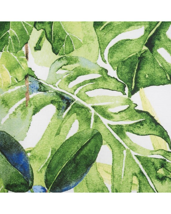 Pościel satyna bawełniana 160x200+2x70x80 Monstera