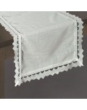 Bieżnik 35x180 Silen biały