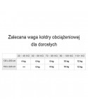 Kołdra obciążeniowa 110x170 4kg Balance® Kids szara letnia
