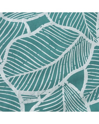 Pościel satyna bawełniana 160x200 + 2x70x80 Metali 18 turkusowa