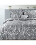 Pościel satyna bawełniana 200x220 + 2x70x80 Metali 21 stalowa