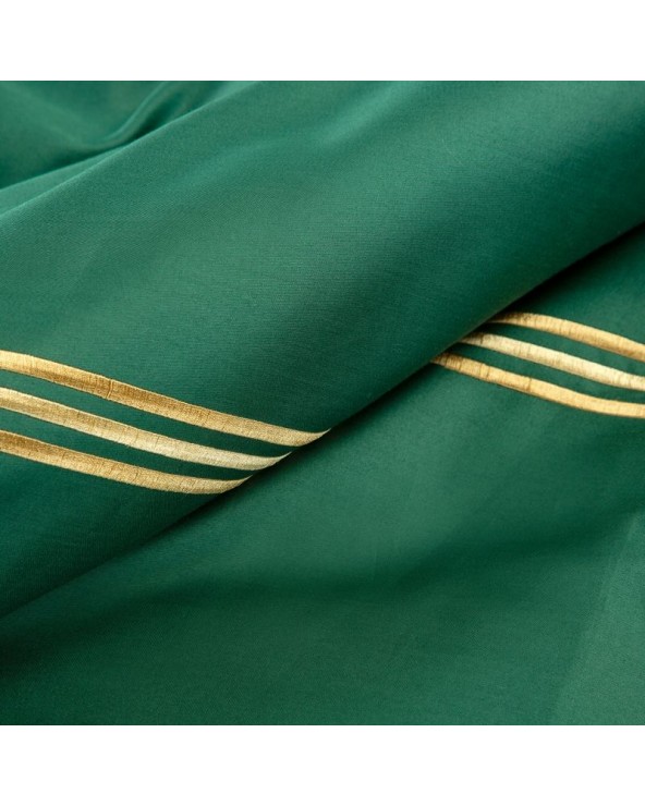 Pościel haftowana 200x220 + 2x70x80 Haft 4 zielona