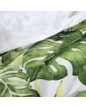 Pościel satyna bawełniana 200x220 + 2x70x80 Monstera