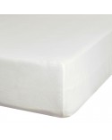 Prześcieradło wysokie bawełna jersey plus 180x200x30 z gumką kremowe