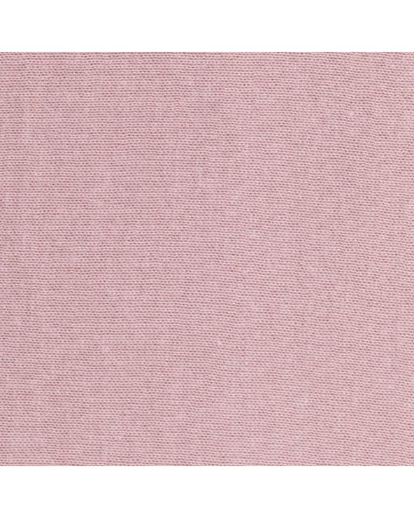Prześcieradło wysokie bawełna jersey plus 180x200x30 z gumką pudrowe