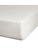 Prześcieradło wysokie bawełna jersey plus 200x220x25 z gumką srebrne