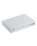 Prześcieradło wysokie bawełna jersey plus 200x220x25 z gumką stalowe