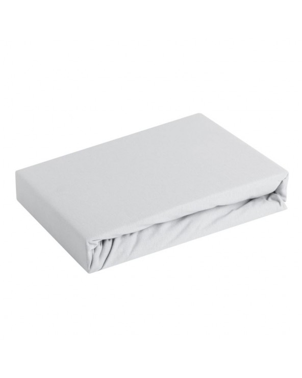 Prześcieradło wysokie bawełna jersey plus 200x220x25 z gumką stalowe