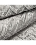 Narzuta velvet 170x210 Agata 1 srebrna