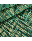 Narzuta velvet 220x240 Agata 1 ciemnozielona/złota