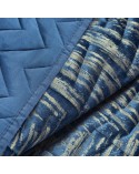 Narzuta velvet 220x240 Agata 1 granatowa/złota