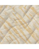 Narzuta velvet 220x240 Agata 1 kremowa/złota