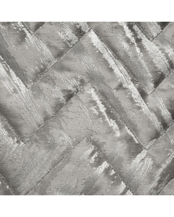 Narzuta velvet 220x240 Agata 1 srebrna