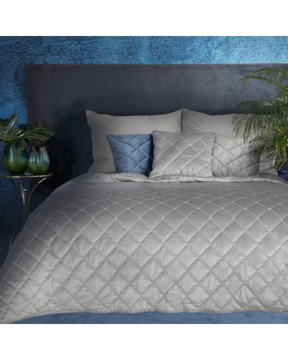 Narzuta velvet 220x240 Amareta srebrna