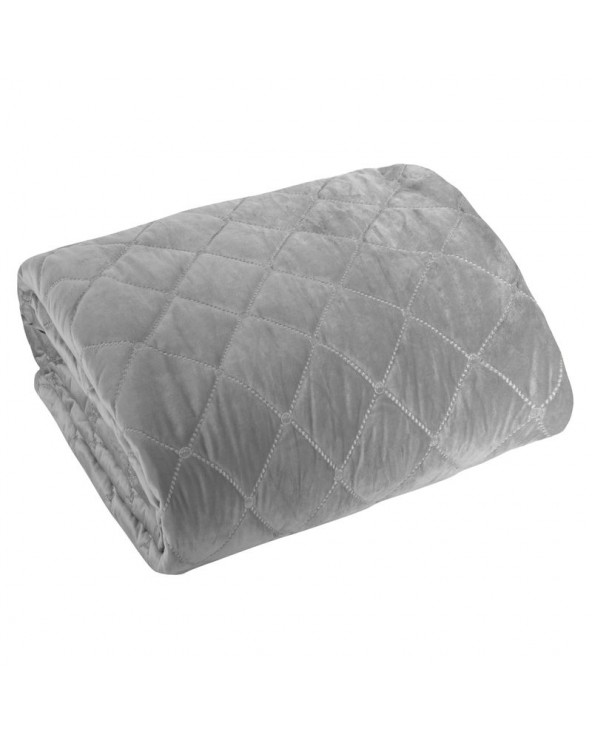 Narzuta velvet 220x240 Amareta srebrna
