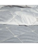 Narzuta velvet 220x240 Amareta srebrna