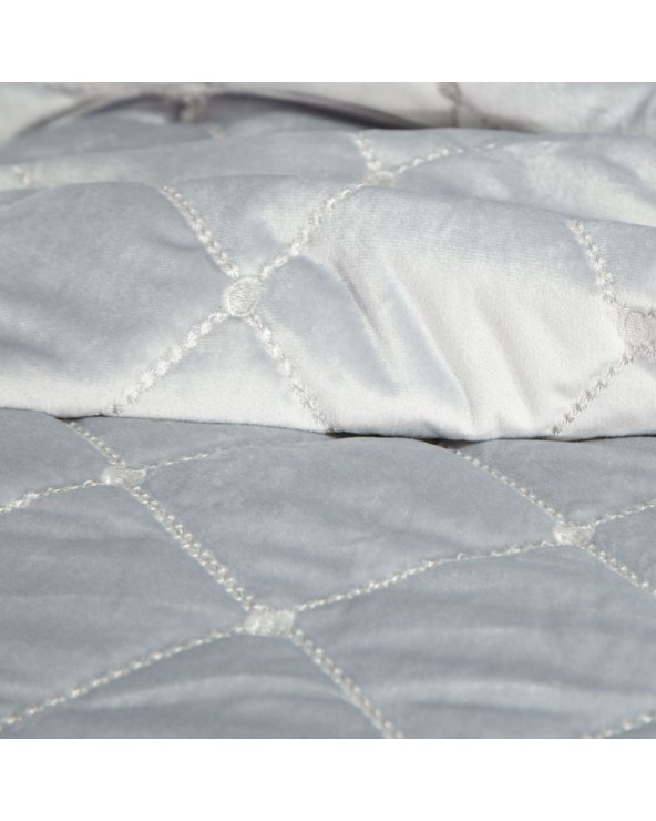 Narzuta velvet 220x240 Amareta srebrna