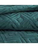 Narzuta velvet 170x210 Ariel 3 ciemnoturkusowa