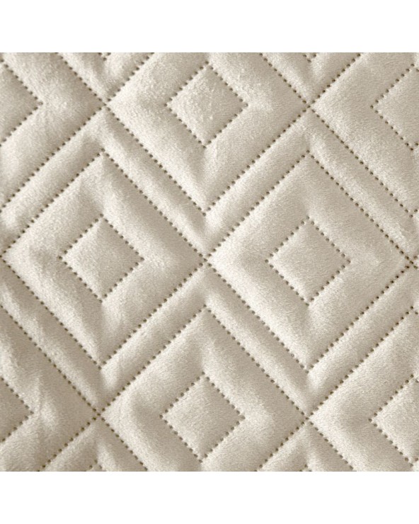 Narzuta velvet 170x210 Ariel 3 kremowa