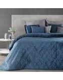 Narzuta velvet 170x210 Ariel 3 niebieska