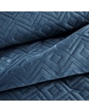 Narzuta velvet 170x210 Ariel 3 niebieska