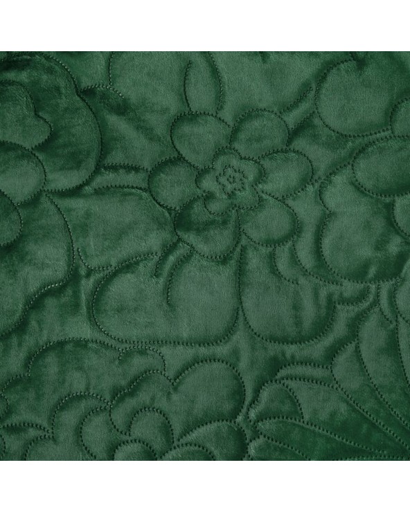 Narzuta velvet 170x210 Ariel 4 ciemnozielona