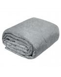 Narzuta velvet 230x260 Ariel 4 stalowa