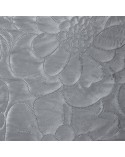 Narzuta velvet 230x260 Ariel 4 stalowa