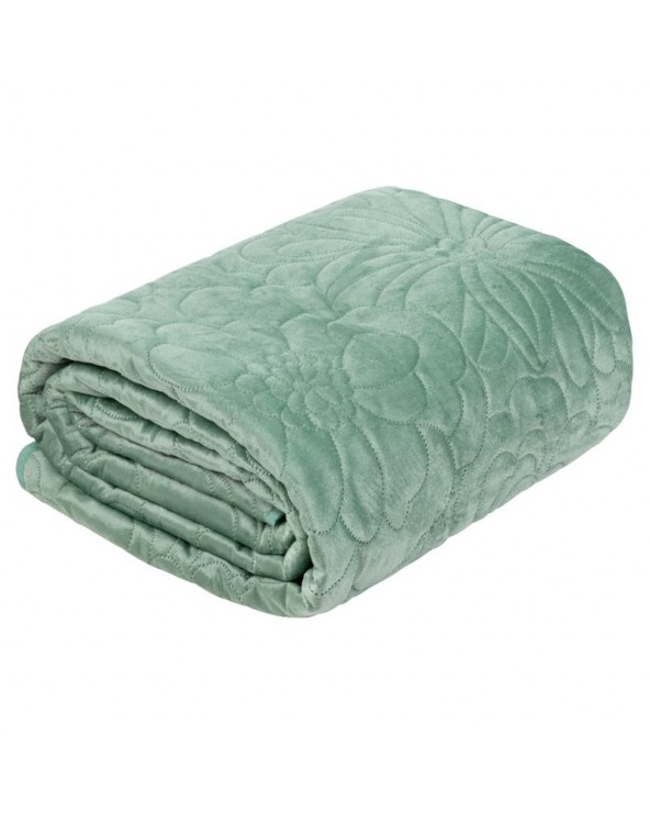 Narzuta velvet 200x220 Ariel 4 turkusowa
