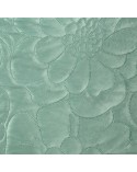 Narzuta velvet 200x220 Ariel 4 turkusowa