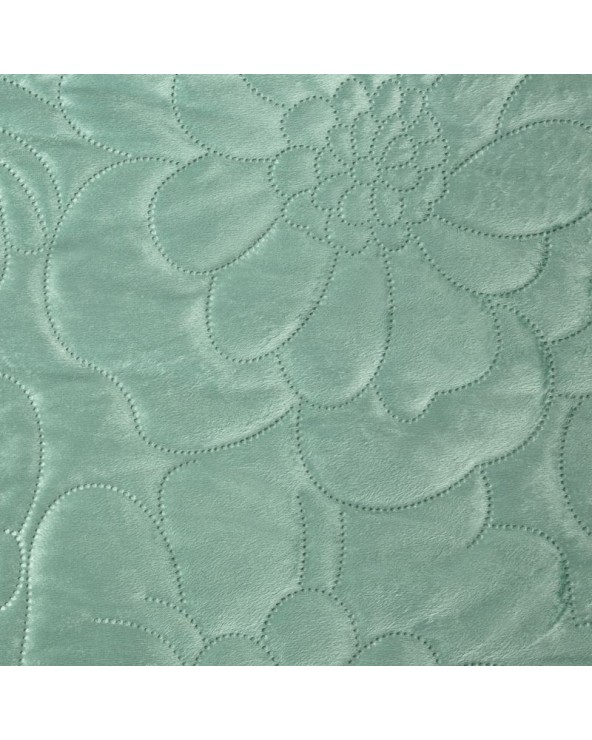 Narzuta velvet 200x220 Ariel 4 turkusowa