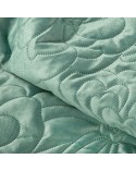 Narzuta velvet 200x220 Ariel 4 turkusowa