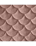Narzuta velvet 230x260 Ariel pudrowa